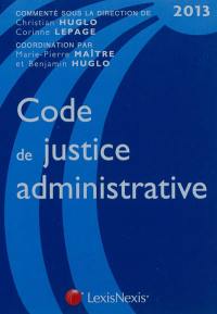 Code de la justice administrative 2013