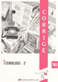 Technologie, 3e : corrigé