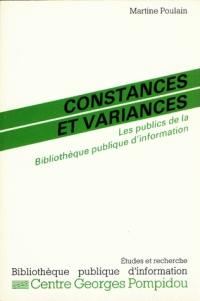 Constances et variances : les publics de la Bibliothèque publique d'information, 1982-1989