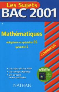 Mathématiques, obligatoire et spécialité ES, spécialité S