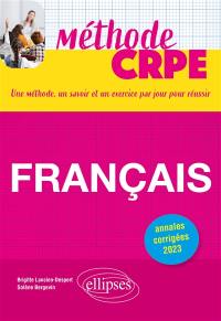 Français : annales corrigées 2023