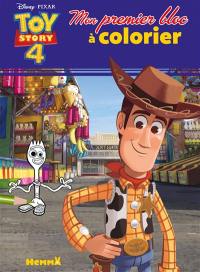 Toy story 4 : mon premier bloc à colorier