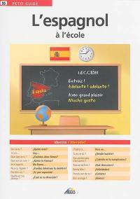 L'espagnol à l'école