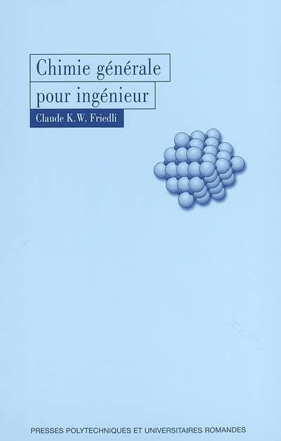 Chimie générale pour ingénieurs