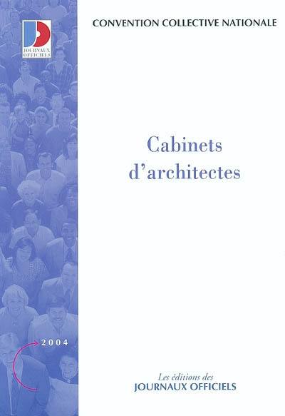 Cabinets d'architectes : élargie aux maîtres d'oeuvre en bâtiment : convention collective nationale du 1er juin 1962, étendue par arrêté du 7 avril 1972