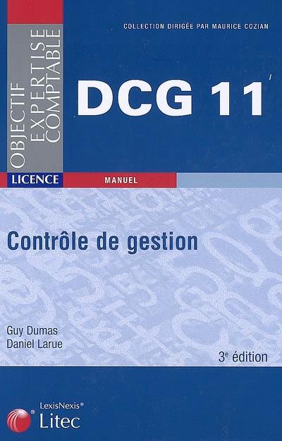 Contrôle de gestion : DCG épreuve no. 11