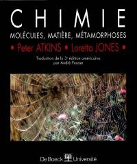 Chimie générale : molécules, matières, métamorphoses