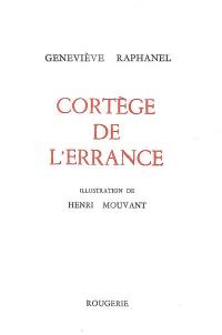 Cortège de l'errance