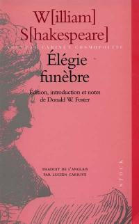 Elégie funèbre