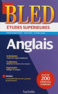 Bled anglais : études supérieures