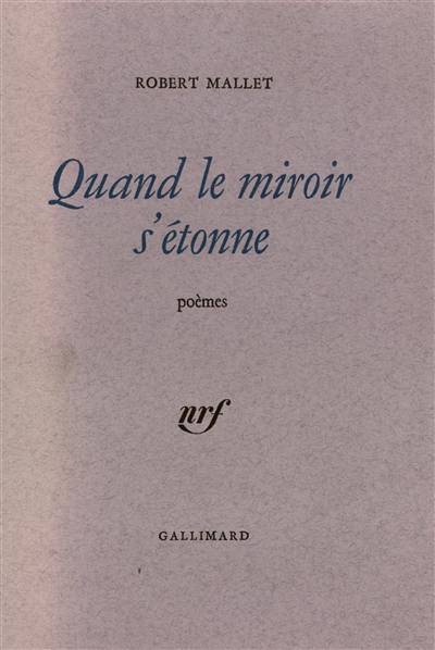 Quand le miroir s'étonne