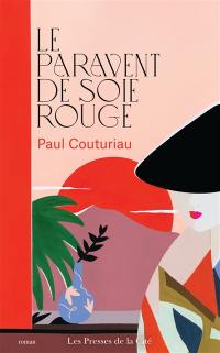 Le paravent de soie rouge