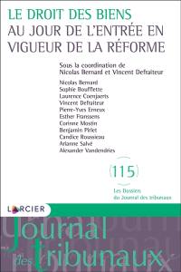 Le droit des biens au jour de l'entrée en vigueur de la réforme