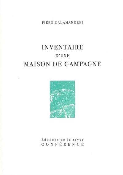 Inventaire d'une maison de campagne