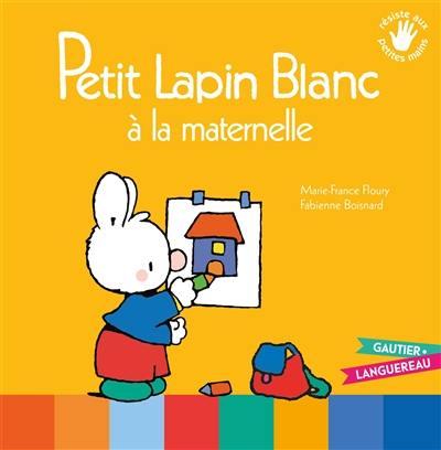 Petit Lapin blanc à la maternelle