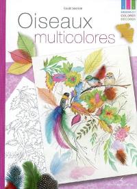 Oiseaux multicolores