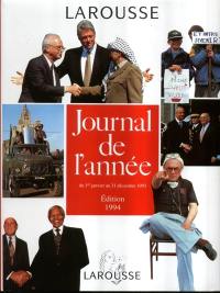 Le Journal de l'année : édition 1994 : du 1er janvier au 31 décembre 1993