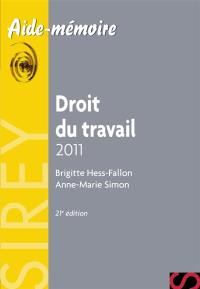 Droit du travail : 2011