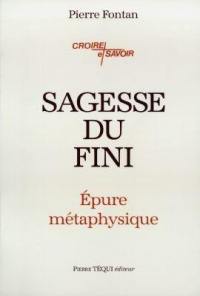 Sagesse du fini : épure métaphysique