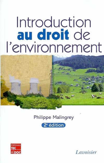 Introduction au droit de l'environnement