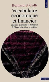 Vocabulaire économique et financier