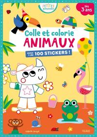 Animaux : colle et colorie