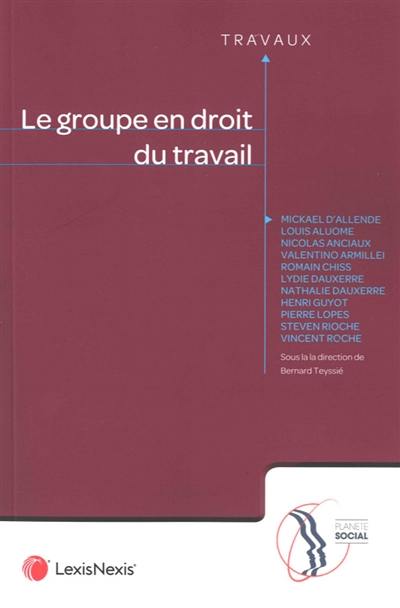 Le groupe en droit du travail