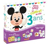 Le coffret de mes 3 ans : trois petits jeux amusants adaptés à tes 3 ans ! : Mickey