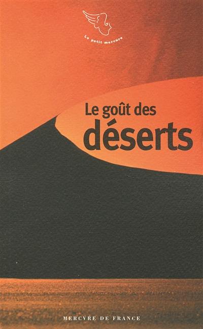 Le goût des déserts