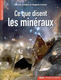 Ce que disent les minéraux