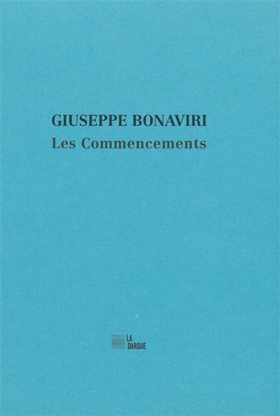 Les commencements