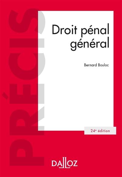 Droit pénal général