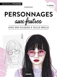 Personnages aux feutres : avec des calques taille réelle