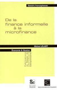 De la finance informelle à la microfinance