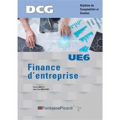 Finance d'entreprise, UE6 : DCG, diplôme de comptabilité et gestion