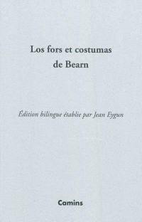 Los fors et costumas de Bearn : 1552