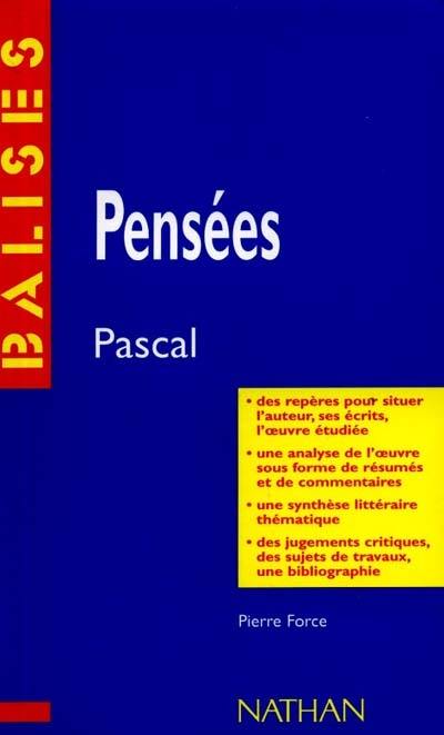 Les pensées, Pascal