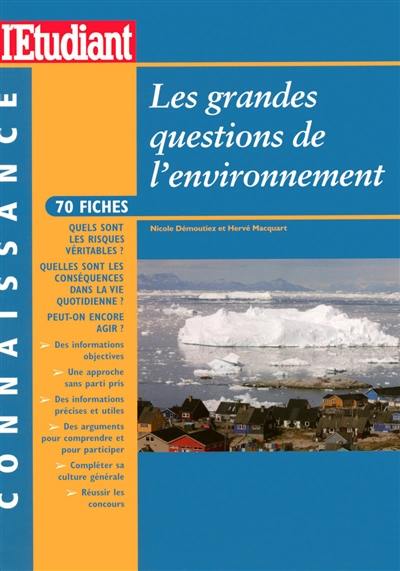 Les grandes questions de l'environnement