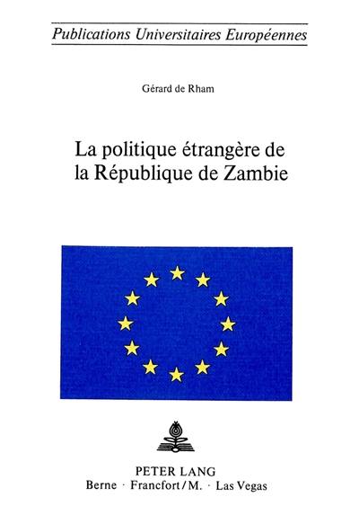 La politique étrangère de la République de Zambie