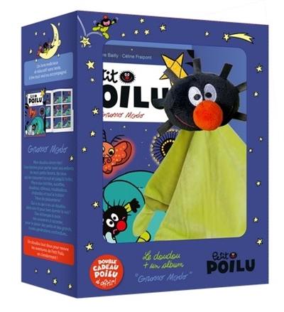 Coffret Petit Poilu : le doudou + un album Grosso Modo