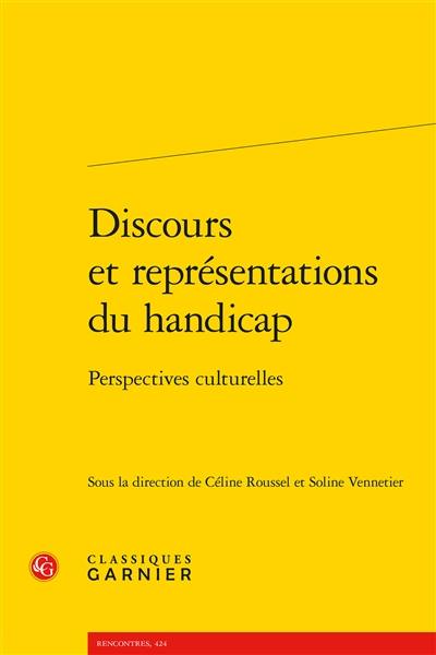 Discours et représentations du handicap : perspectives culturelles