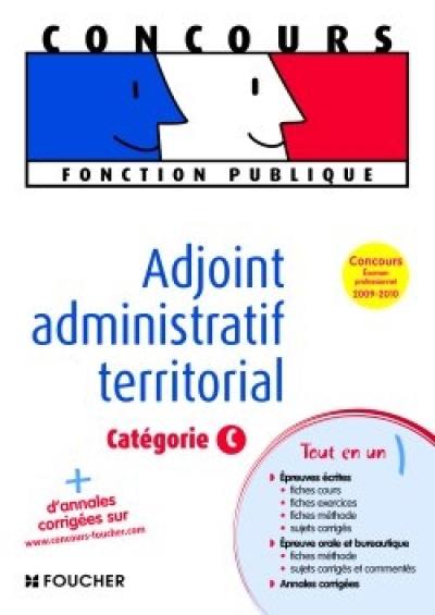 Adjoint administratif territorial de 1re classe, catégorie C