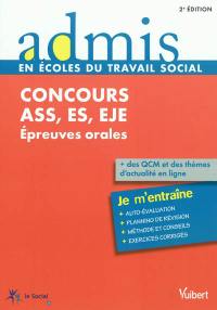 Concours ASS, ES, EJE : épreuves orales : je m'entraîne