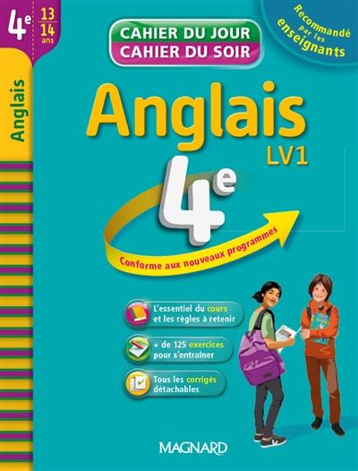 Anglais 4e, 13-14 ans : LV1 : conforme aux nouveaux programmes