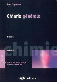 Chimie générale : mémento : licence de chimie, biologie, agronomie, médecine