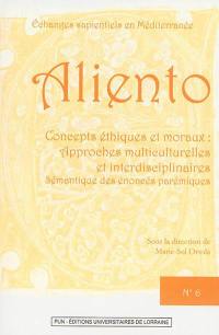 Concepts éthiques et moraux : approches multiculturelles et interdisciplinaires : sémantique des énoncés parémiques