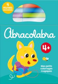 Abracolabra, 4+ : mes petits coloriages magiques : vert