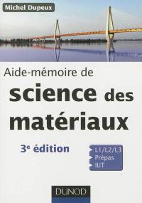 Aide-mémoire de science des matériaux