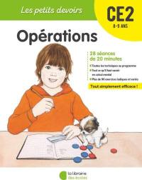 Opérations CE2, 8-9 ans : 28 séances de 20 minutes