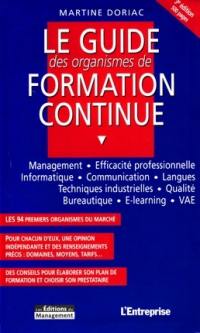 Le guide des organismes de formation continue